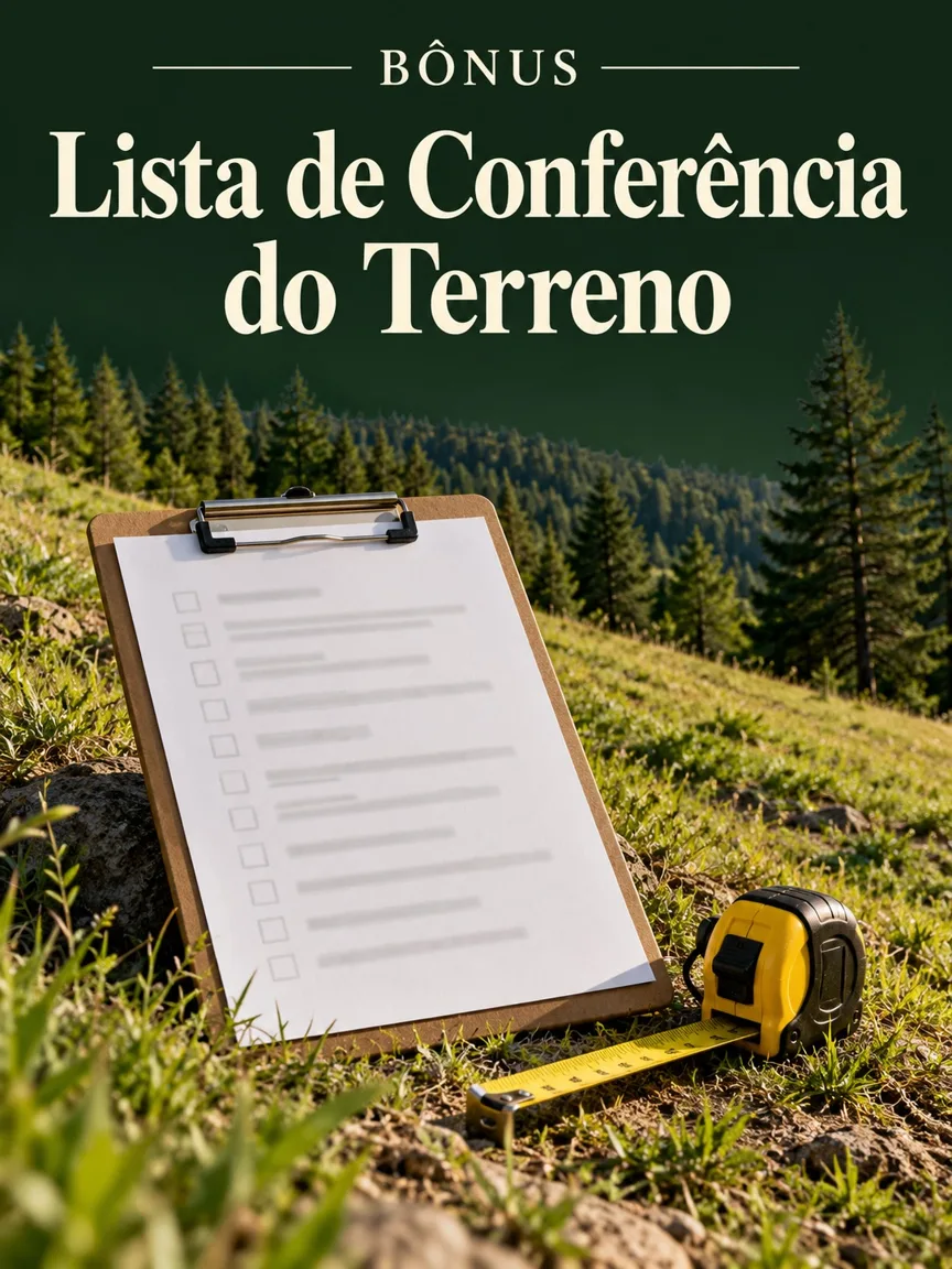 Capa do bônus Folha pra rascunhar a planta no seu terreno